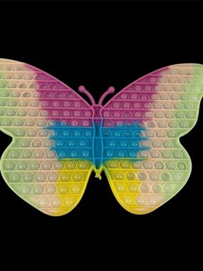 Butterfly Pop It Fidget Toy - Multicolor